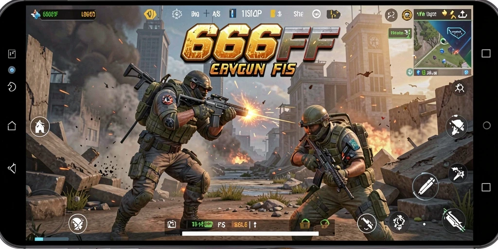 Gameplay menegangkan dari 666FF dalam aksi FPS.