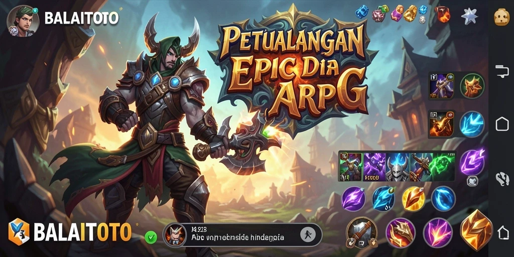 Tangkap aksi seru dalam gameplay BALAITOTO ARPG.
