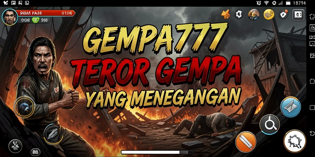 Tampilan gameplay GEMPA777 menampilkan suasana Horror yang menegangkan.