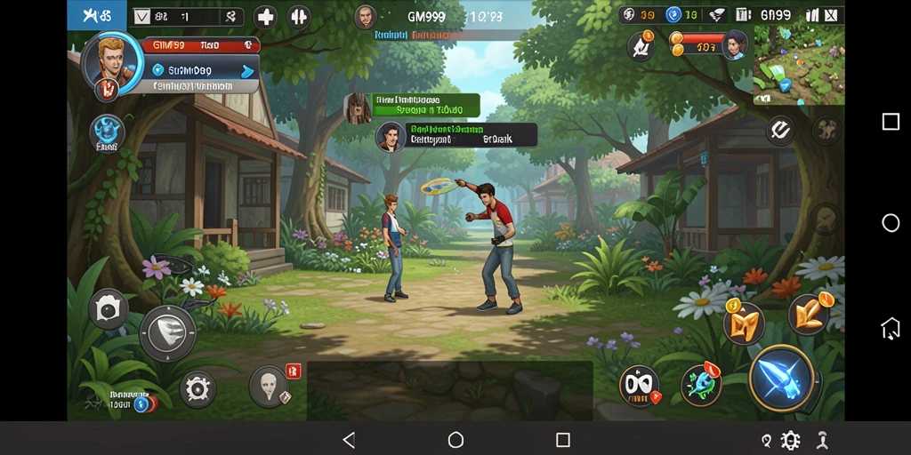Tampilan gameplay GIM999 yang mendebarkan dalam strategi SLG.