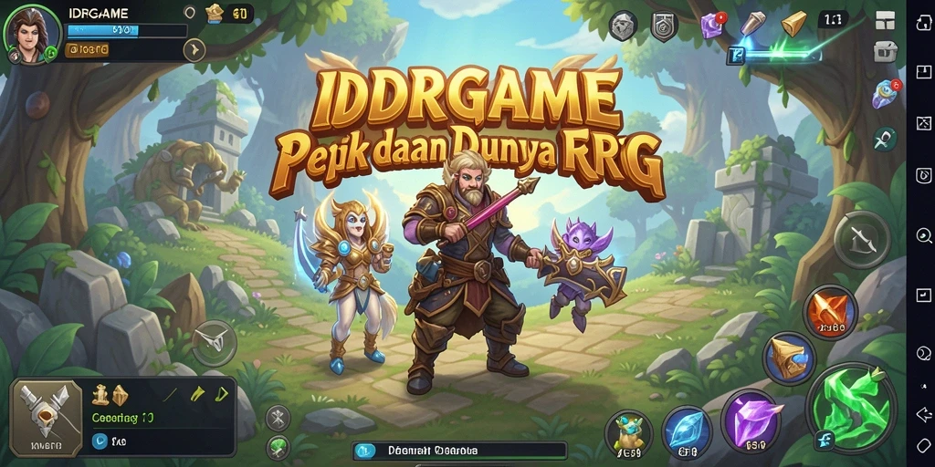 Tampilan gameplay menakjubkan di dunia RPG penuh petualangan.