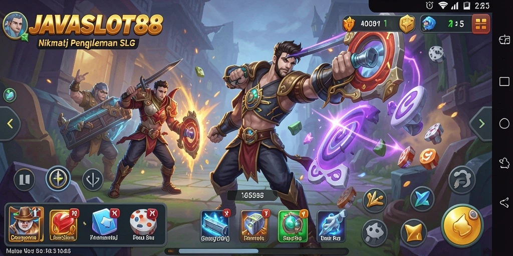 Screenshot gameplay seru JAVASLOT88 di dunia strategi.