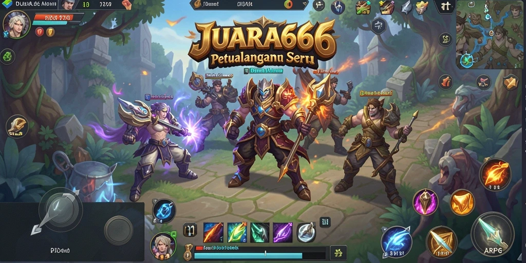 Tampilan grafis menawan dengan aksi ARPG yang seru.