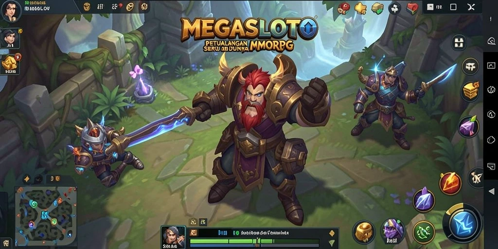 Tangkapan layar dari gameplay <strong>MEGASLOTO</strong> menunjukkan momen seru di dunia MMORPG.