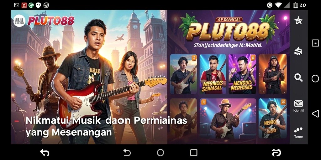Tampilan gameplay di PLUTO88 yang seru dan interaktif.