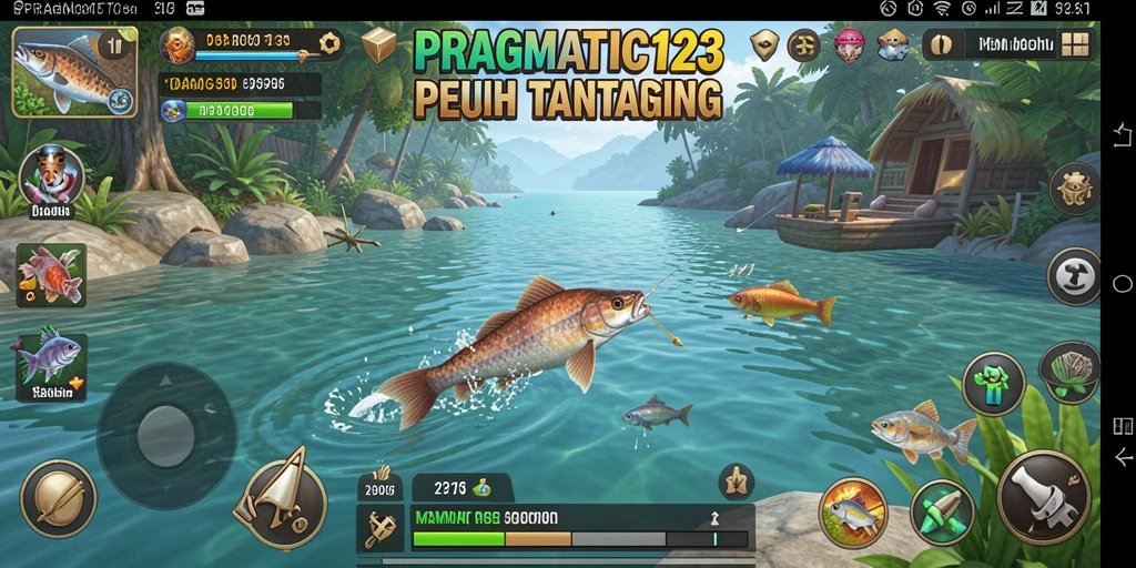 Gameplay seru dengan berbagai jenis ikan dan lokasi memancing yang indah.