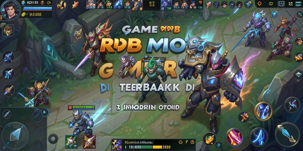 Tampilan gameplay RDI88 yang menegangkan dalam pertarungan tim MOBA.