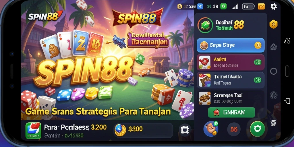 Tampilan gameplay SPIN88 yang menegangkan dan strategis.