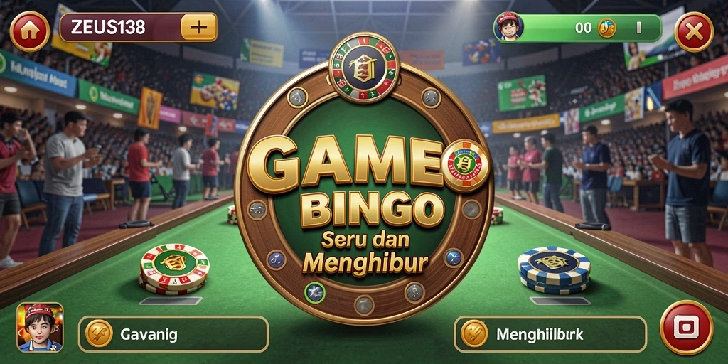Screenshot utama ZEUS138 menunjukkan gameplay Bingo yang seru dan interaktif.